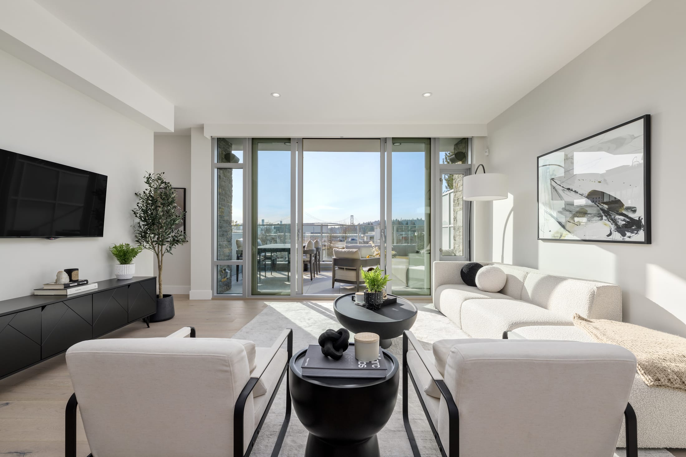 Open-concept living at Evelyn