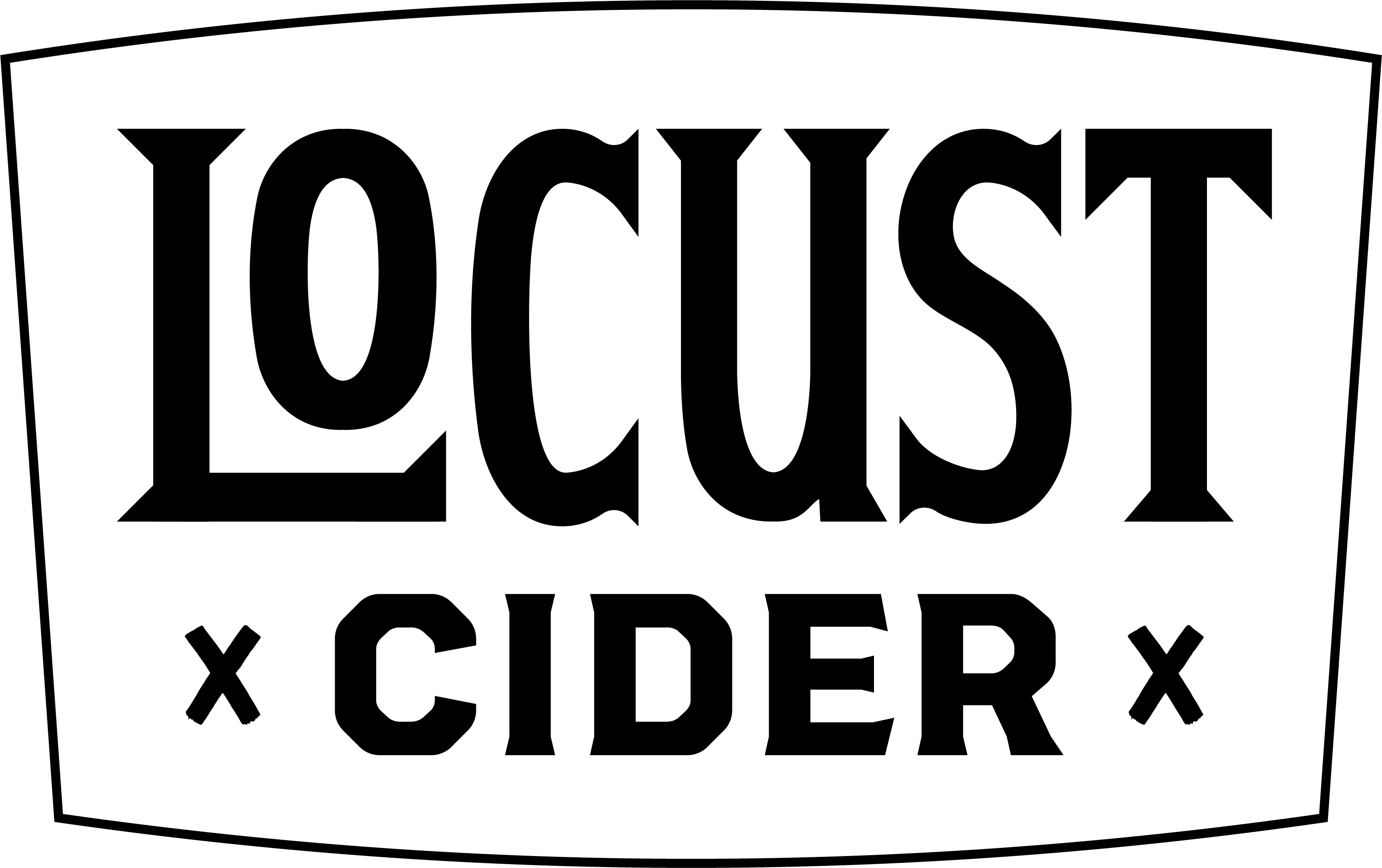 Locust Cider Post Alley - Logo
